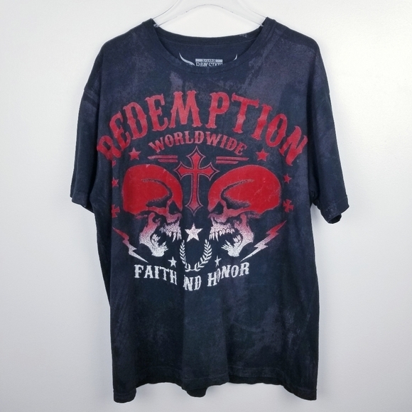 Raw State Redemption Graphic T-shirt - Picture 1 of 8